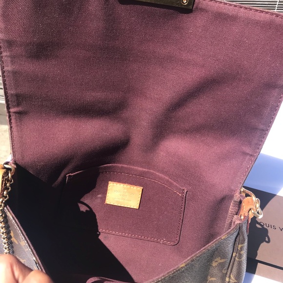 Rare Louis Vuitton Favorite MM Monogram Crossbody - Authentic w/ Receipt - Picture 9 of 13